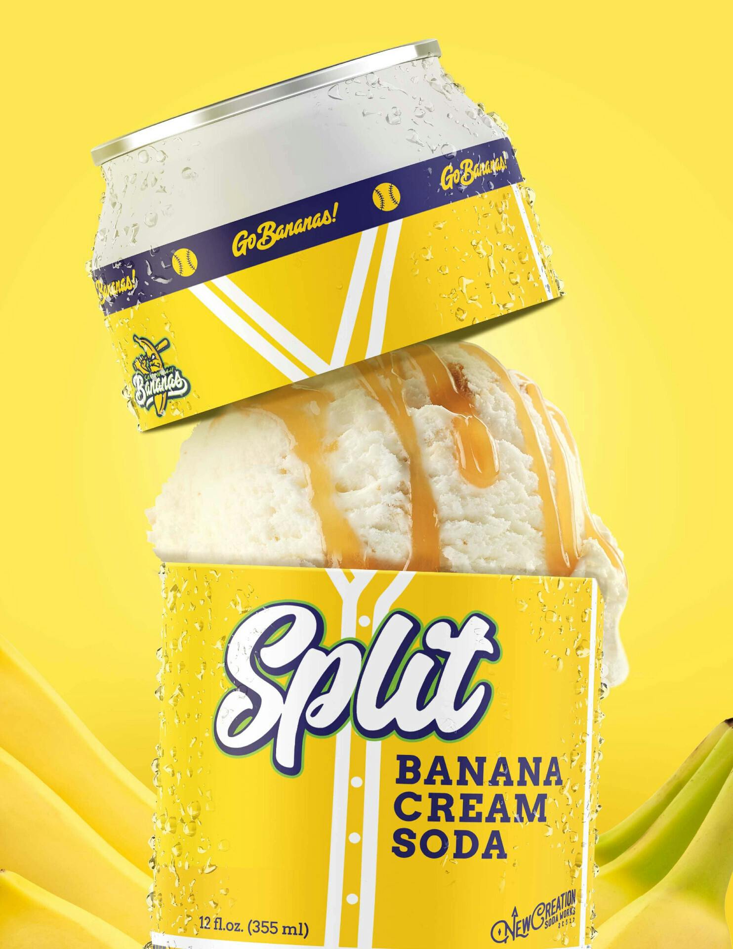 CREATION BANANA CREAM SODA 12OZ