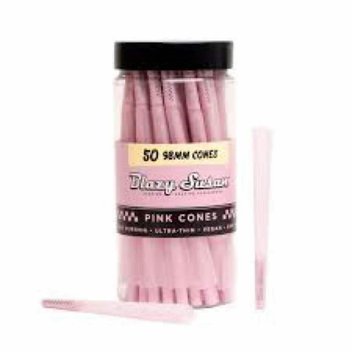 BLAZY SUSAN PINK CONES 50CT