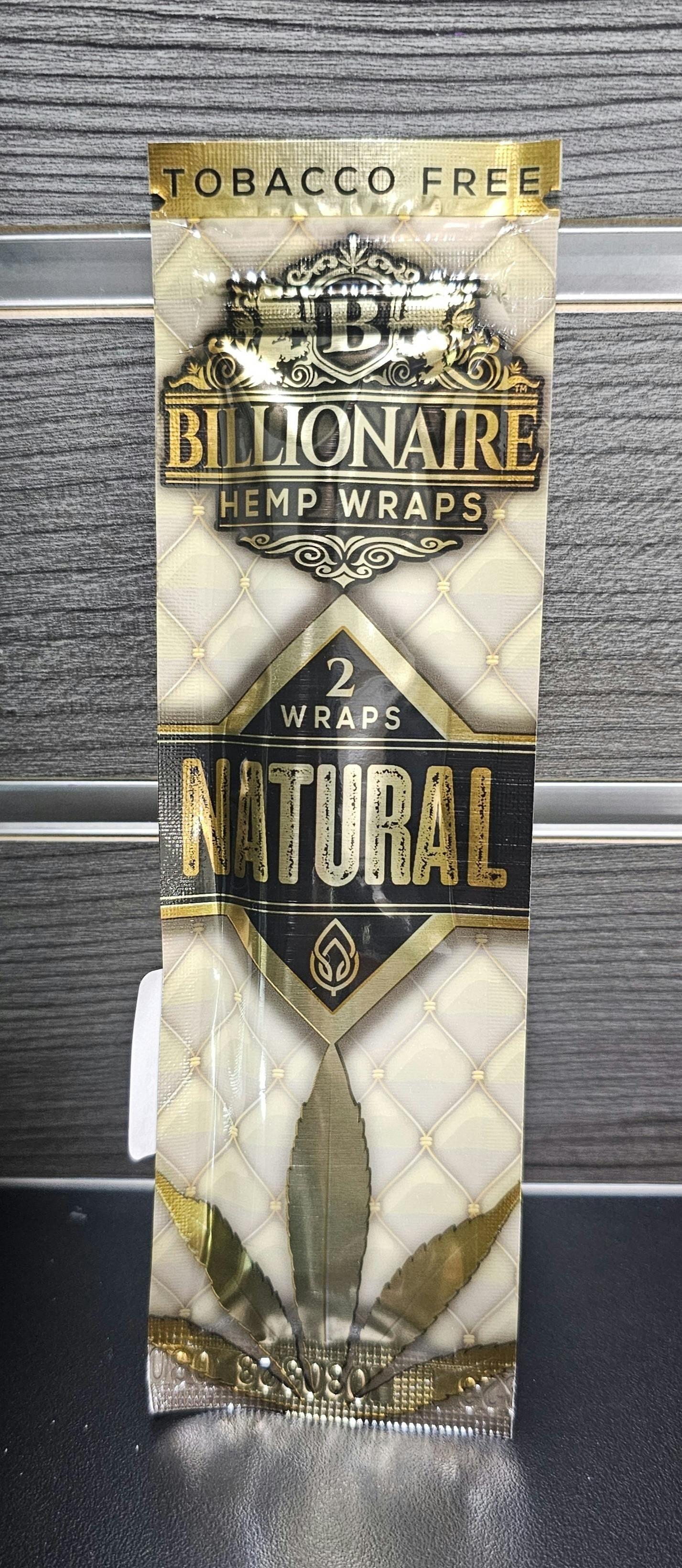 BILLIONAIRE NATURAL HEMP WRAPS