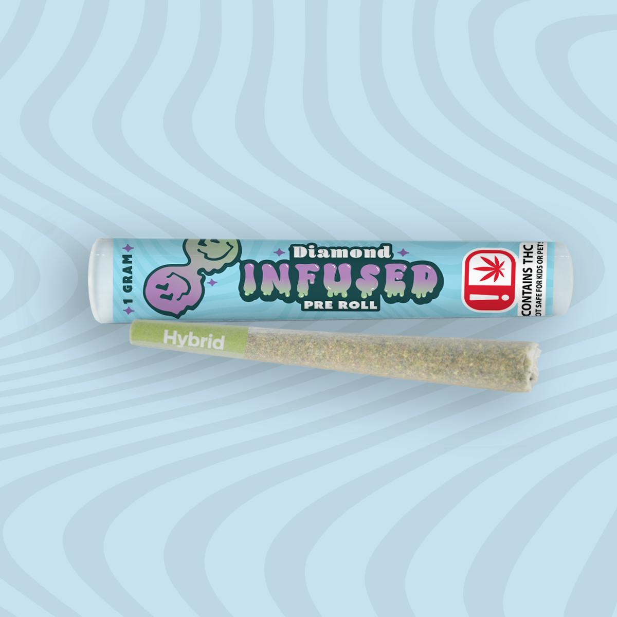 TRIBE KUSH MINTS DIAMOND INFUSED PRE ROLL 1G