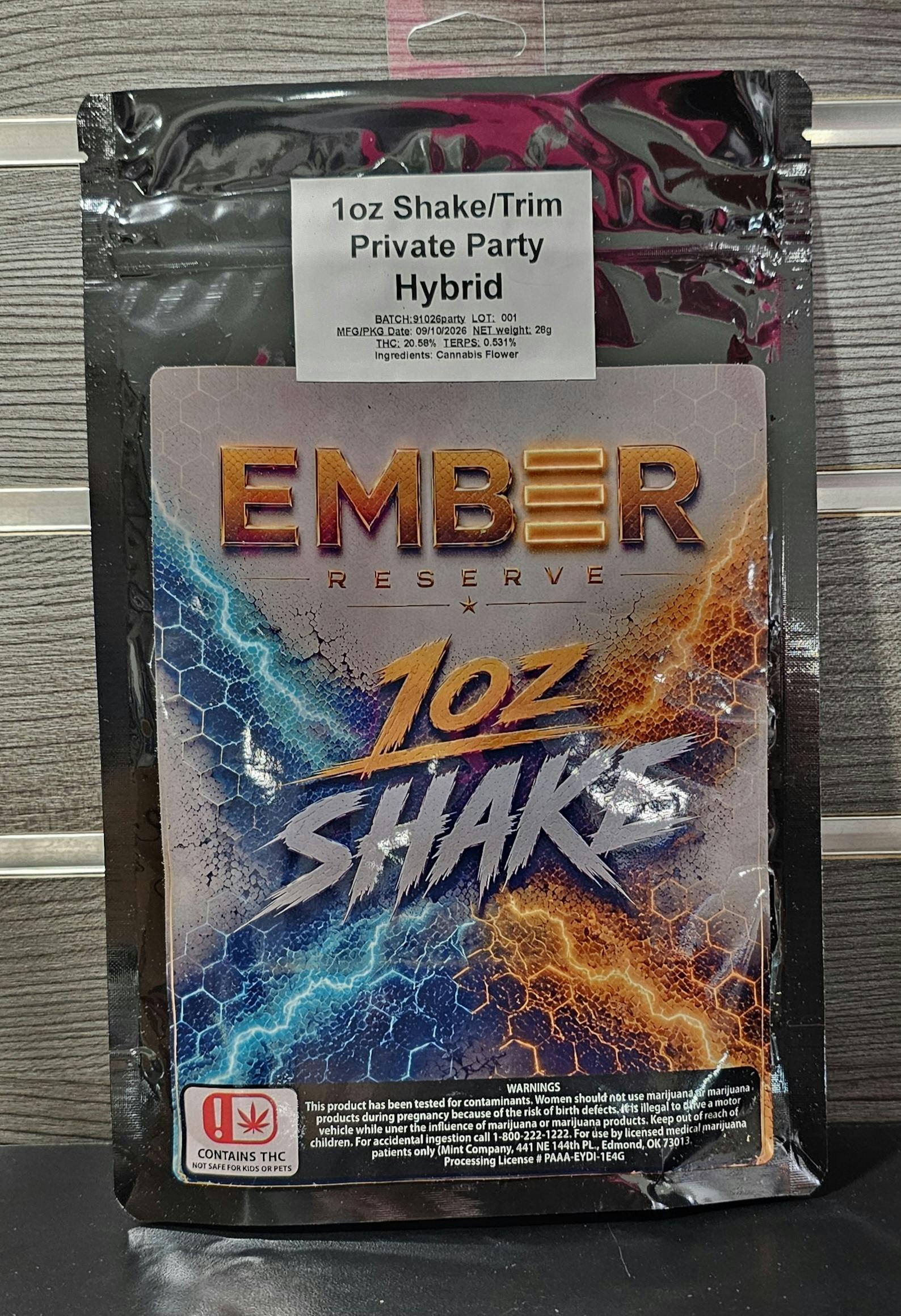 EMBER RESERVES PRIVATE PARTY SHAKE 28G