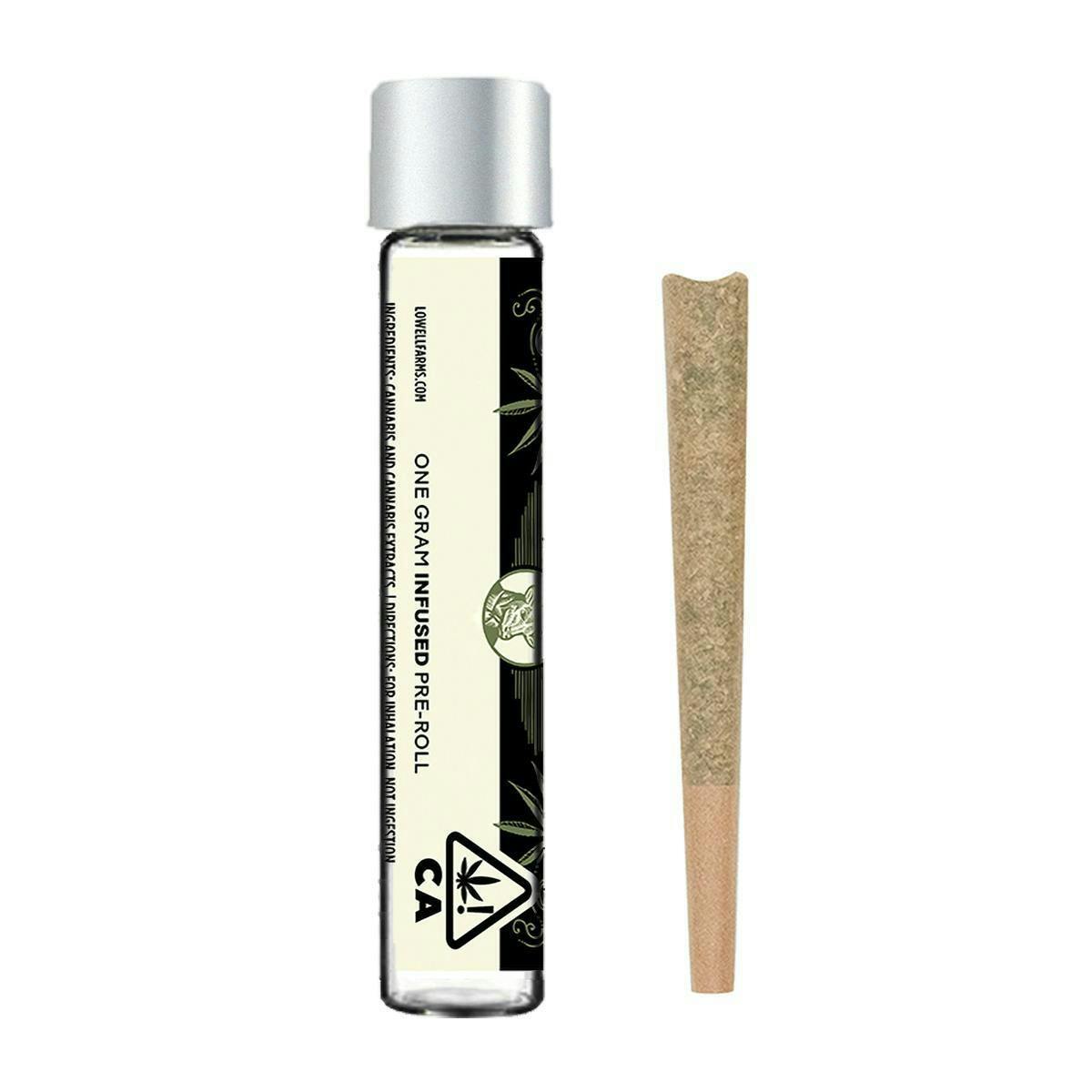LOWELL Single Pre-Roll, Indica, Blackberry Kush, Single source, 1g