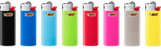Bic Lighter Assorted Colors