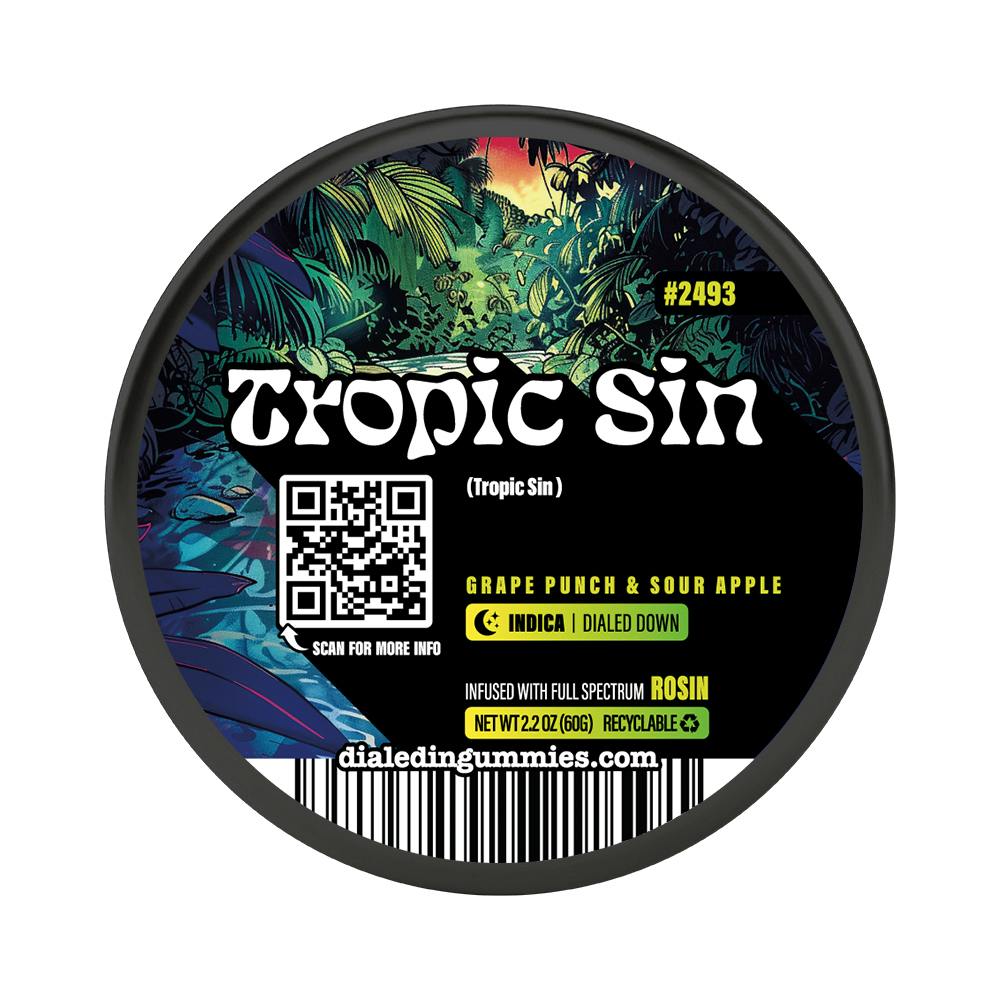 100mg - Tropic Sin #2493 - Rosin Gummies (10pk)
