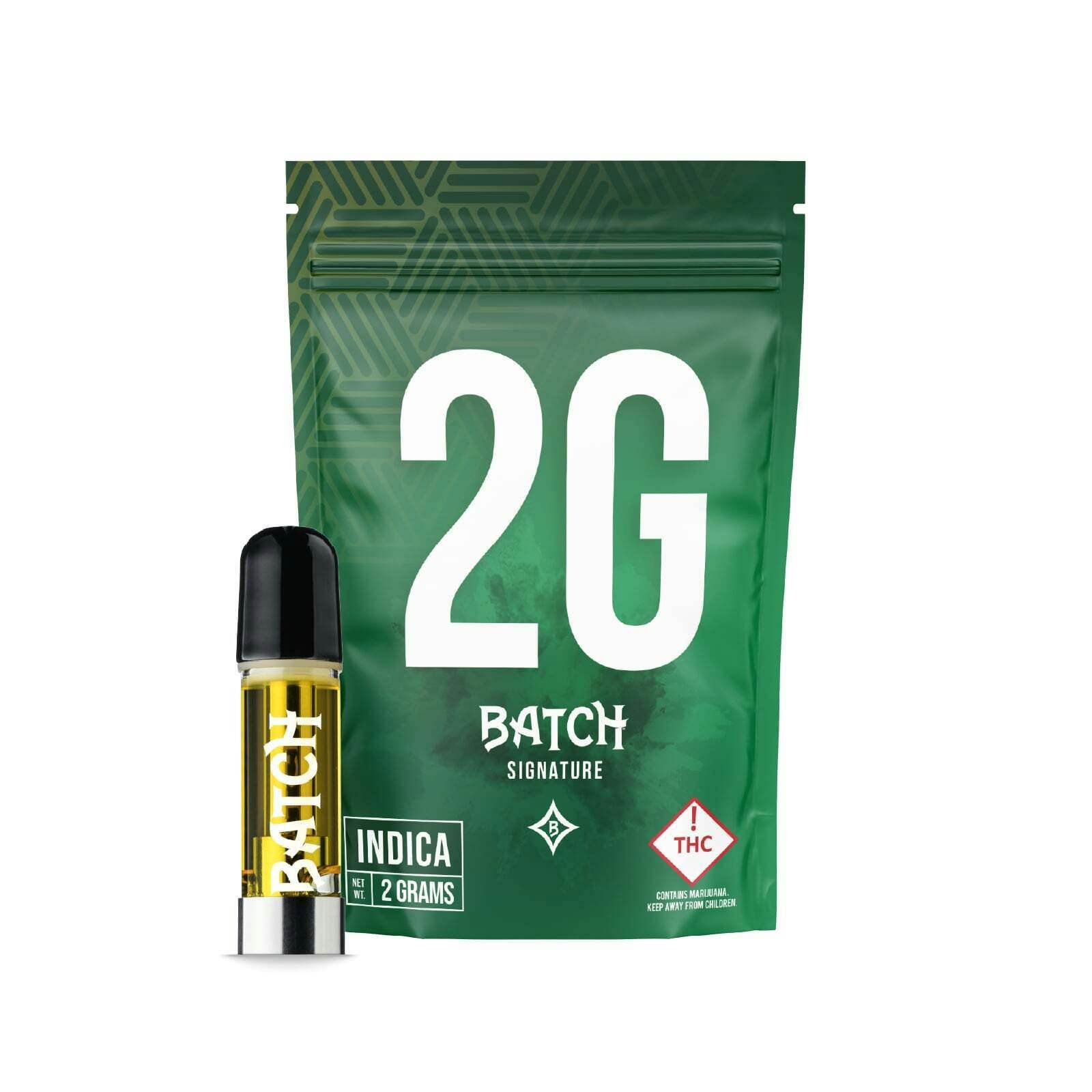 Batch | Cartridges | Signature Indica GMO | 2 g cannabis product