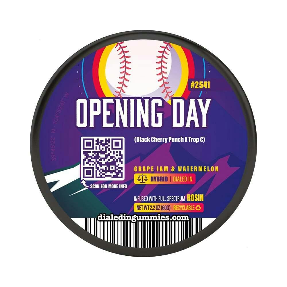 100mg - Opening Day #2541 - Rosin Gummies (10pk)