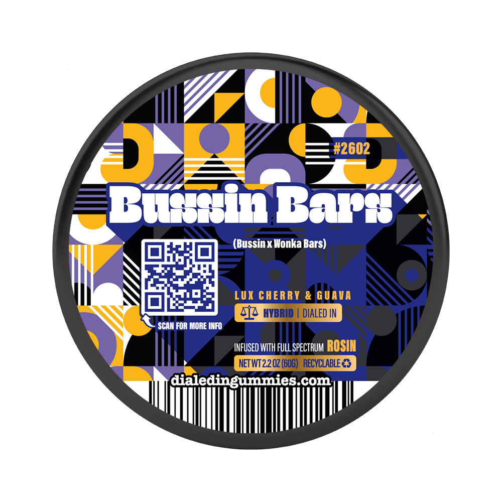 100mg - Bussin Bars #2602 - Rosin Gummies (10pk)