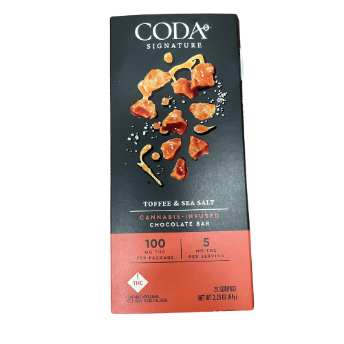 CODA - SEA SALT & TOFFEE - CHOCOLATE - 100MG
