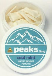 Peaks THC Infused Pouches (Cool Mint)