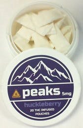 Peaks THC Infused Pouches (Huckleberry)