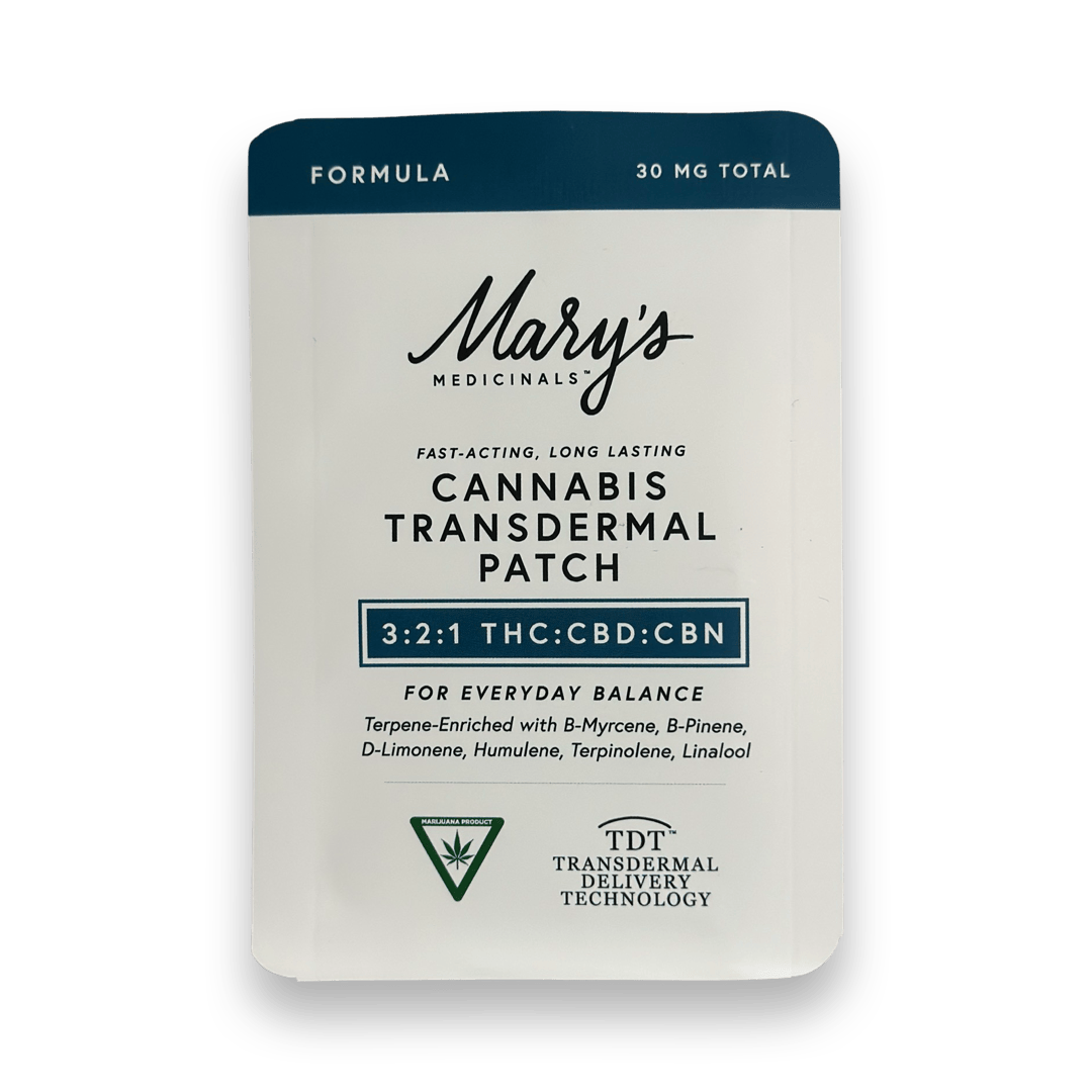 Mary's - Transdermal Patch - 30mg 3:2:1 THC/CBD/CBN at Heads Adrian Cannabis Dispensary