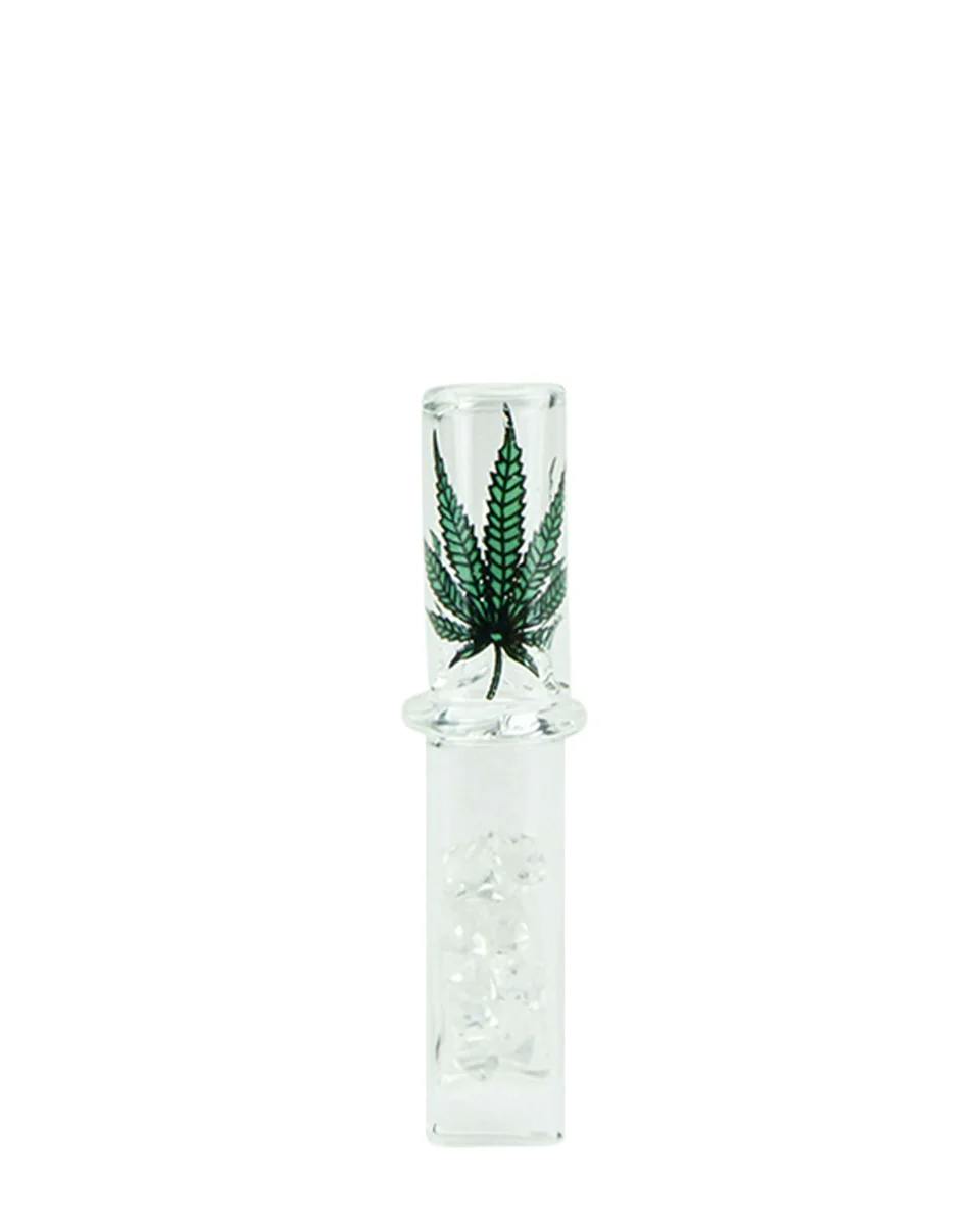 Diamond Glass Tip Marijuana Leaf at Heads Adrian Cannabis Dispensary