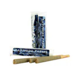 Sapphire Farms - 1g Preroll - Platinum Lemon Cherry Gelato (REC)