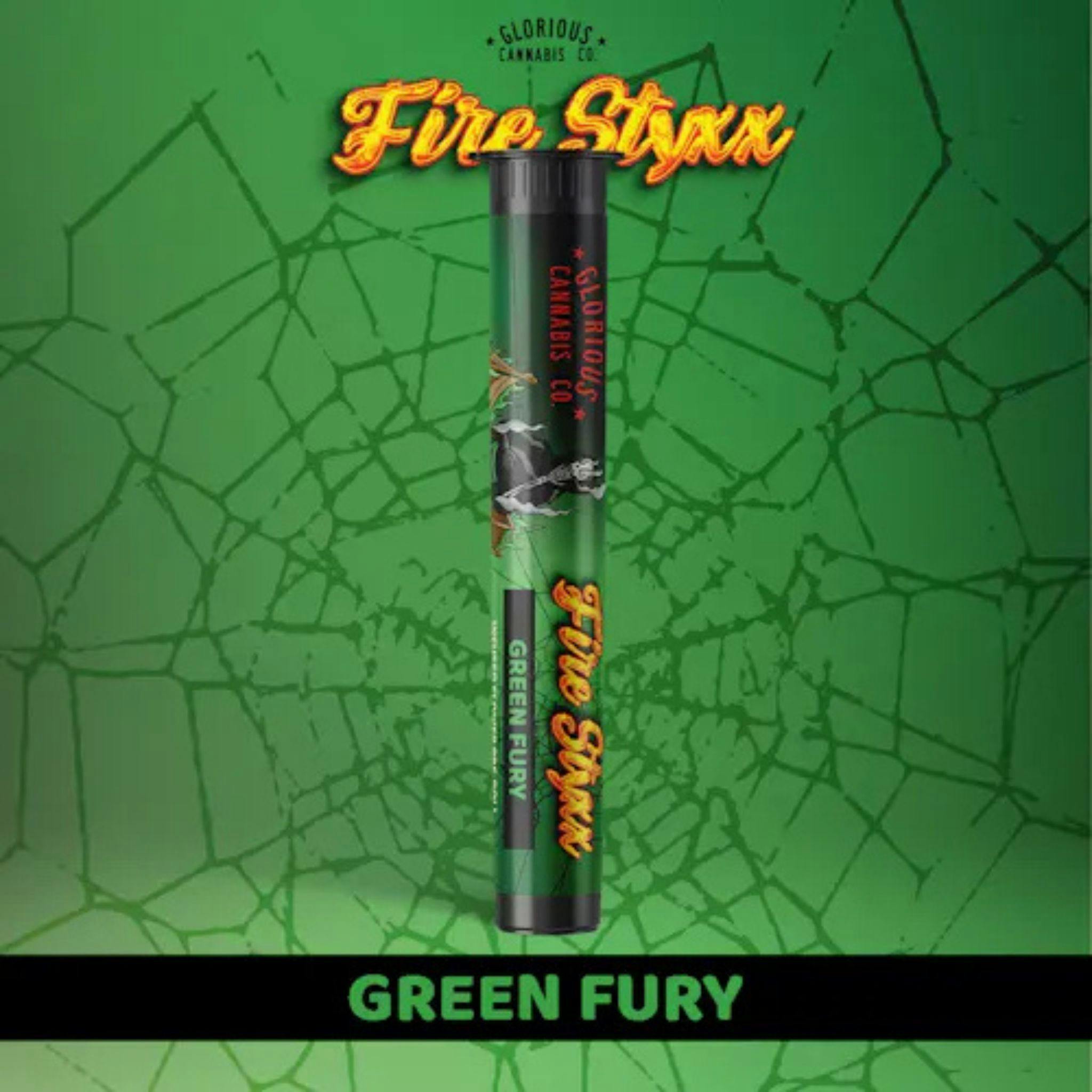 Green Fury | Fire Styxx Joint | 1.0g by Glorious Cannabis Company