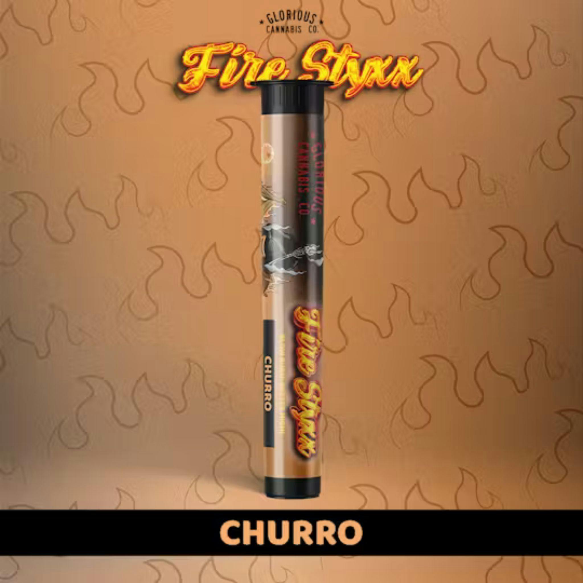 Churro | Fire Styxx Joint | 1.0g by Glorious Cannabis Company
