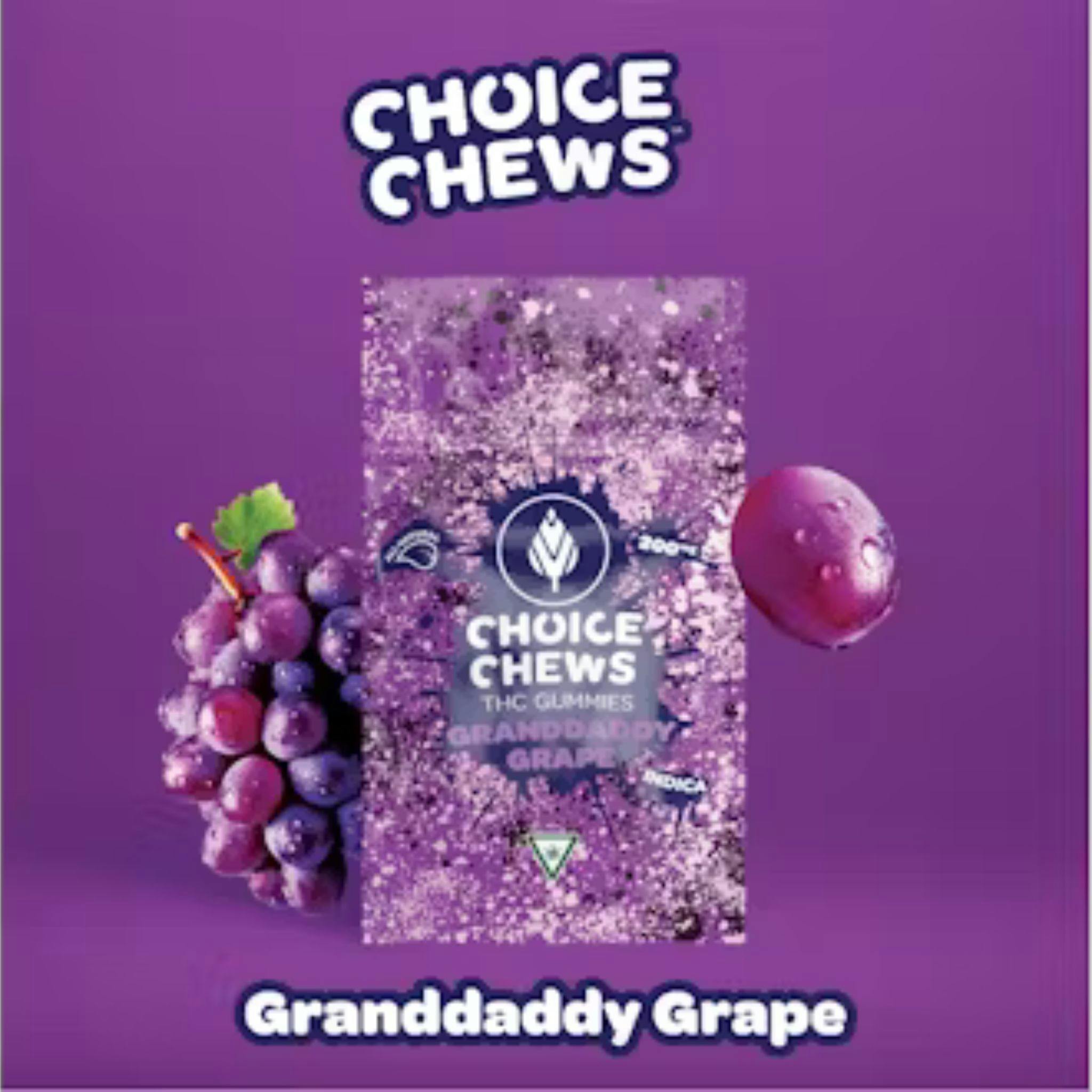 Choice - Soft Chew - 200mg - Granddaddy Grape