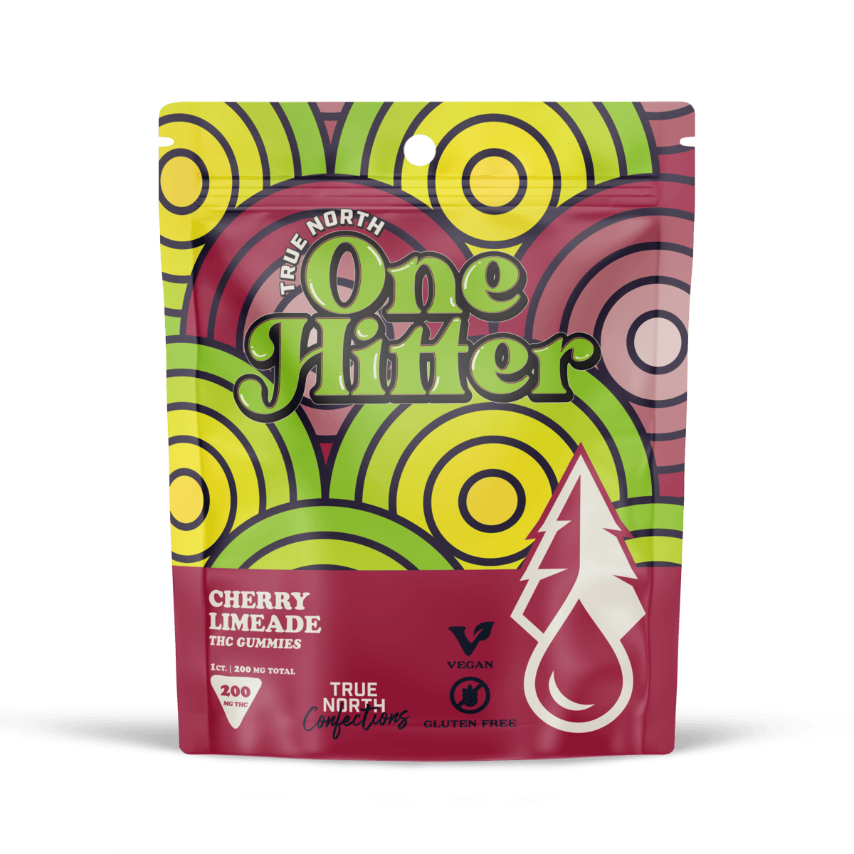 True North | One Hitter | Cherry Limeade Gummies | 200mg | Single by True North Collective MI