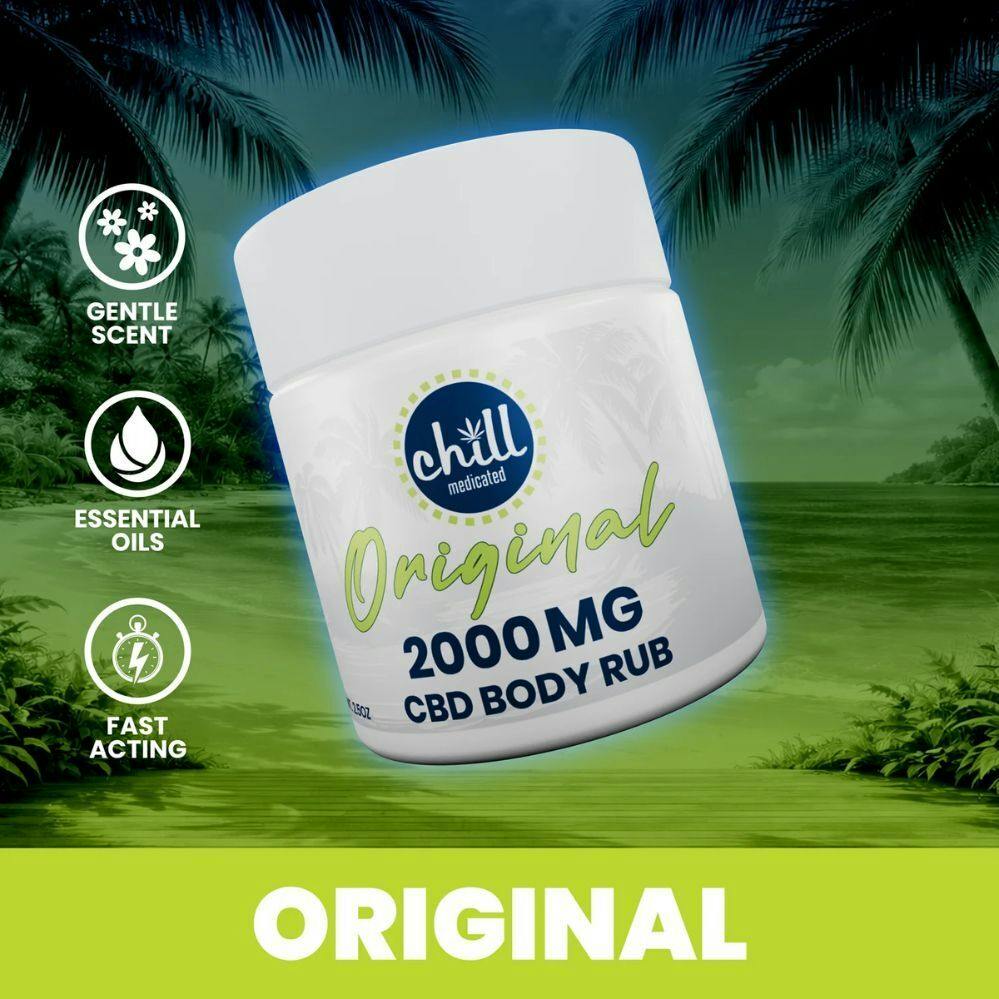 Chill - Medicated Body Rub CBD - Extreme 2000mg at Heads Adrian Cannabis Dispensary