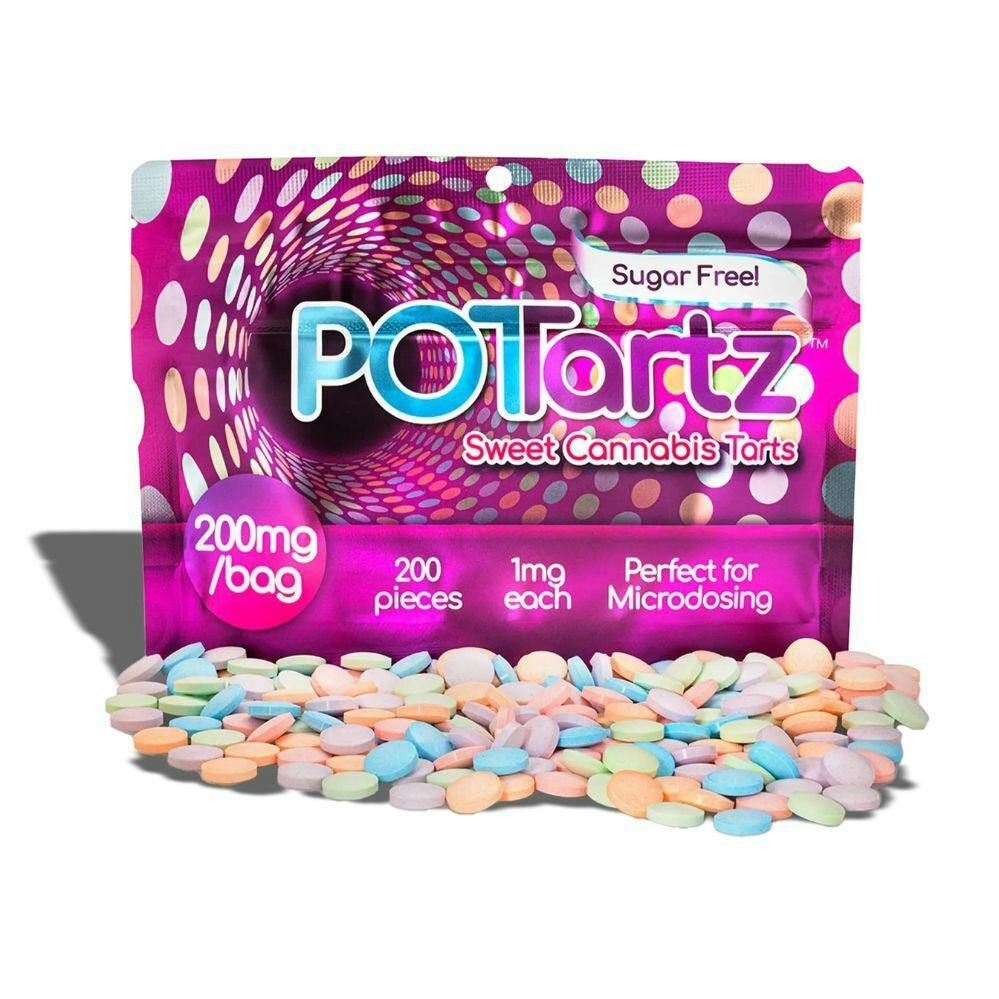 POTartz - 200mg Sweet Cannabis Tarts | 200pk | 1mg/ea