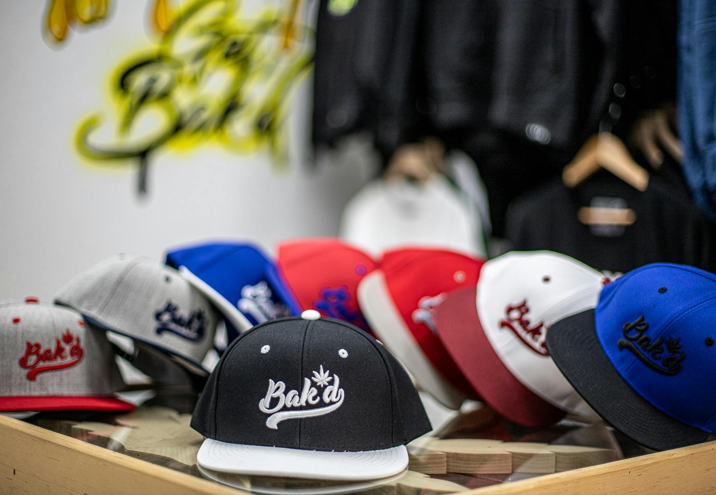 Bak'd Strapback Bedazzled Hat Cursive (Jean)