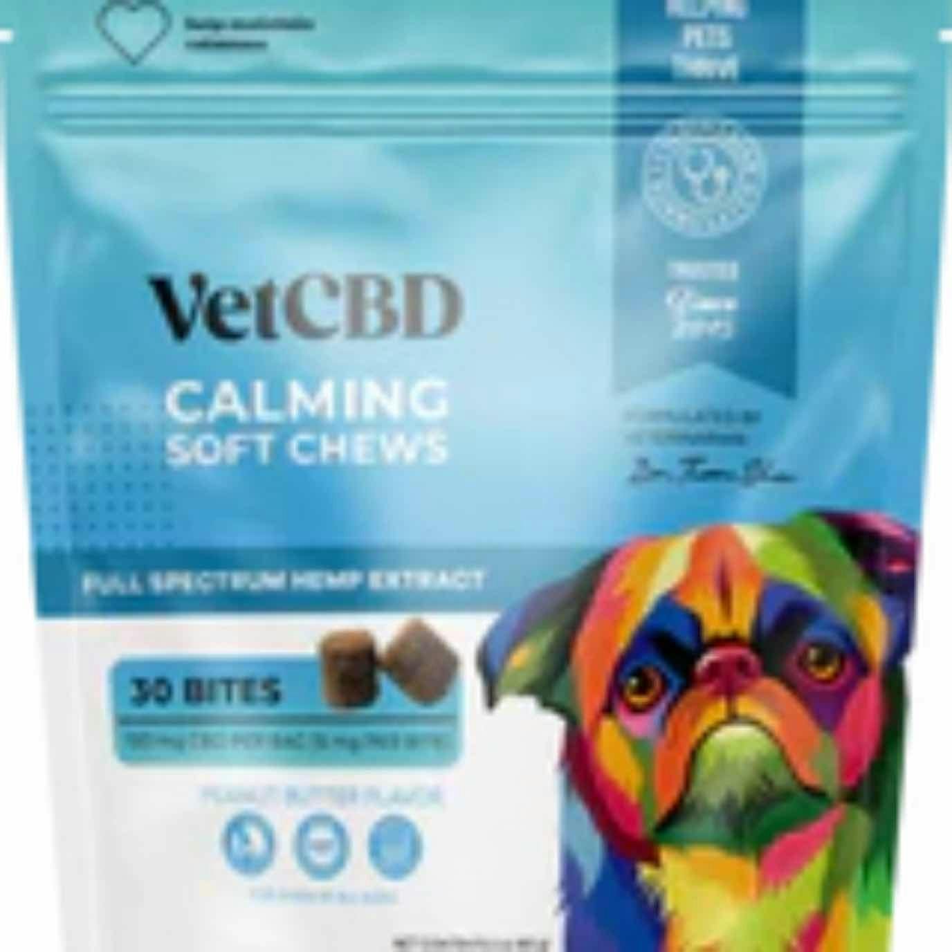 Vet CBD Calming Soft Chews 30ct Bites