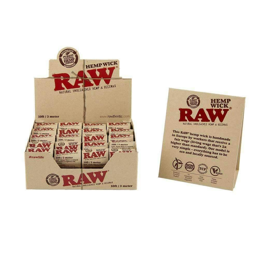 RAW Hempwick 10ft Roll