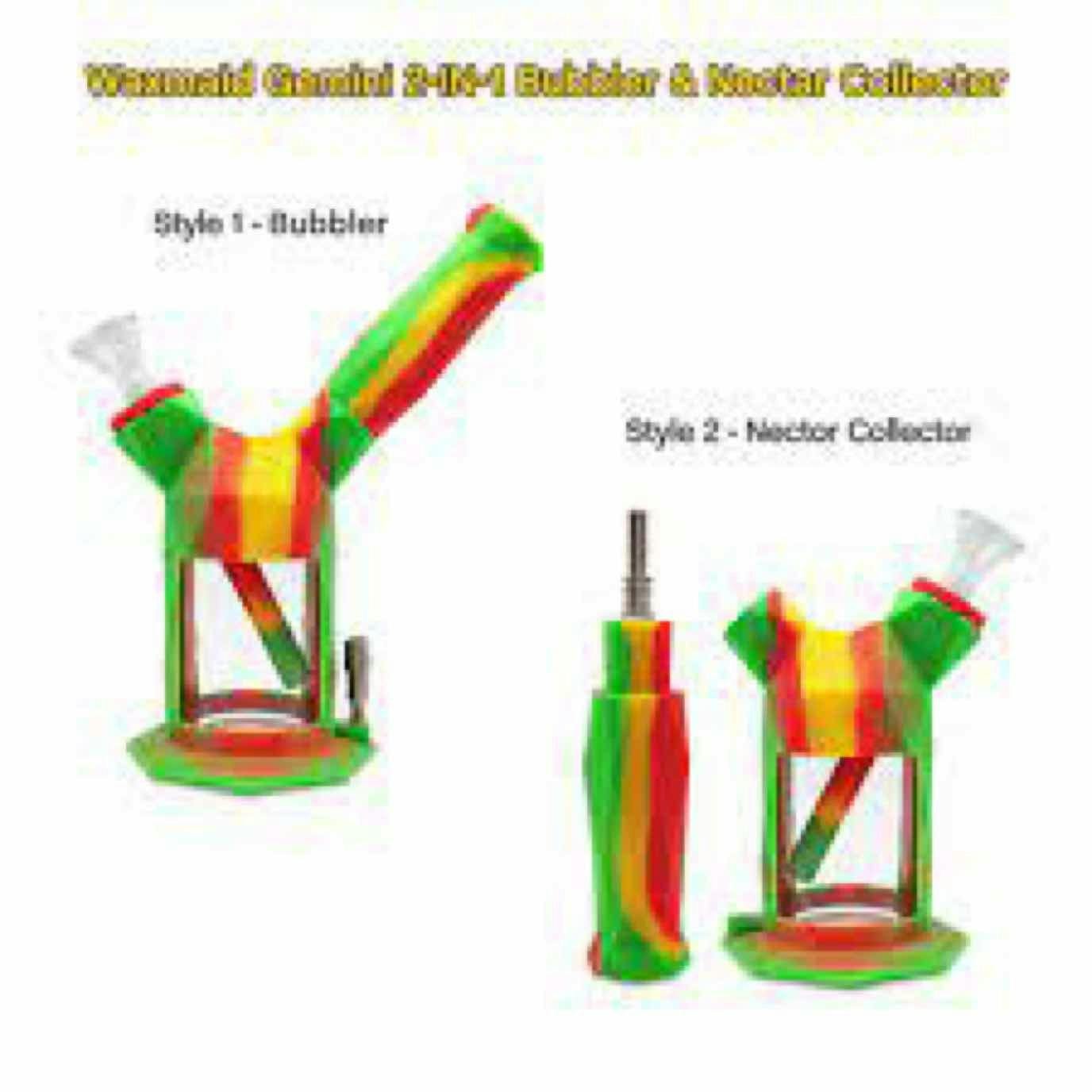 Waxmaid Gemini 2-IN-1 Water Pipe& Nectar Collector