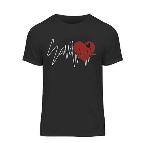 Sav'd Heartline Tee | Black