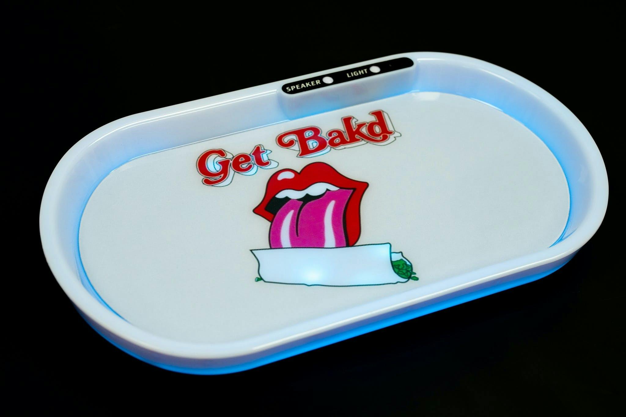 Get Bak'd n Jam'n Glow Bluetooth Tray (Rolling Bak'd)