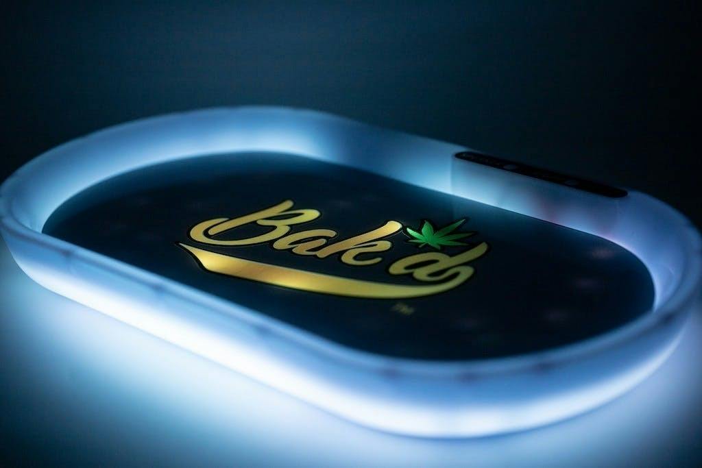 Bak'd n Jam'n Glow Bluetooth Tray -(White)