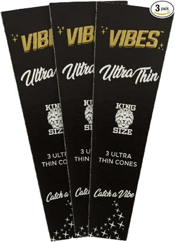 Vibes King Size cones 3pk (Hemp)