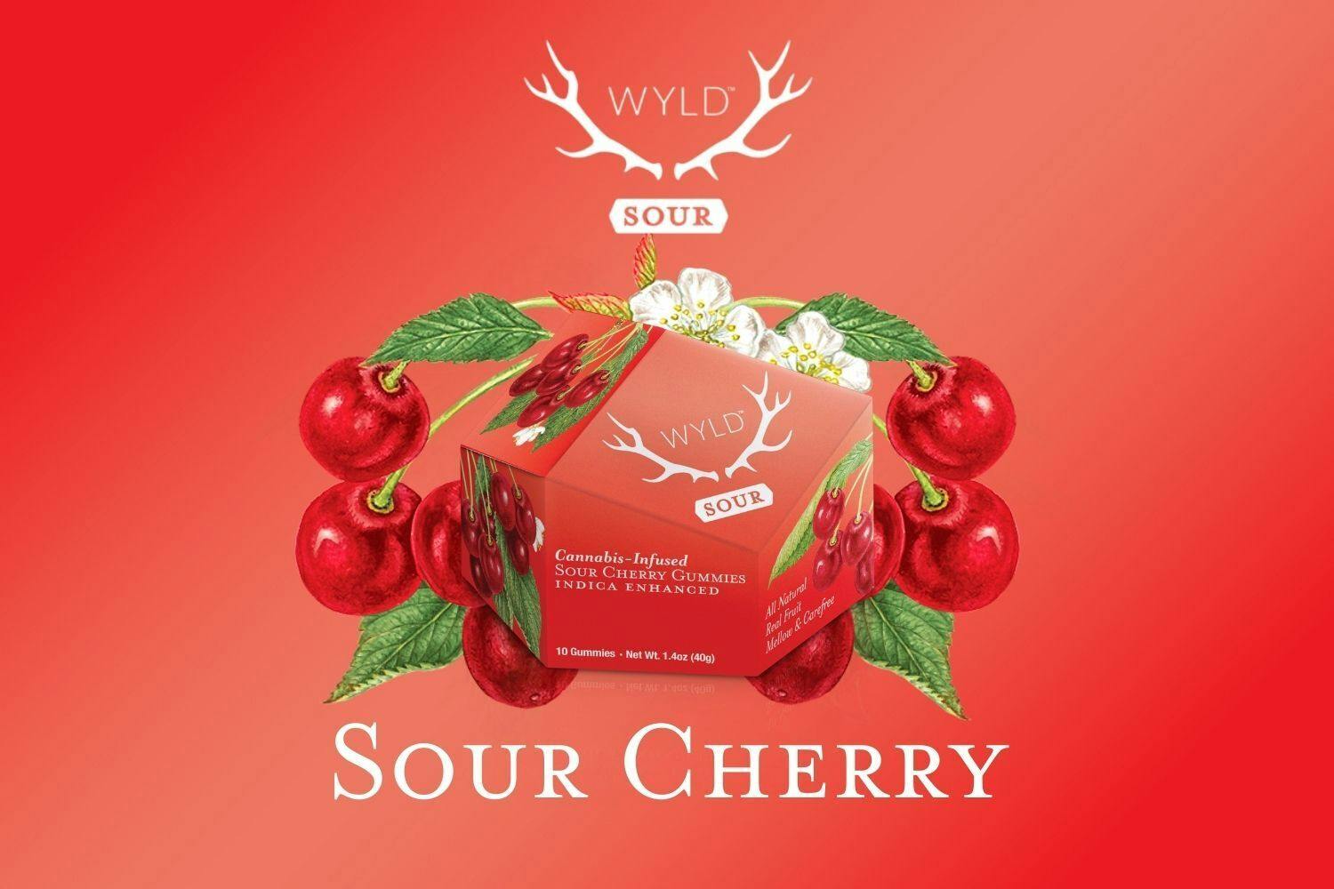 WYLD Sour Cherry 100mg THC