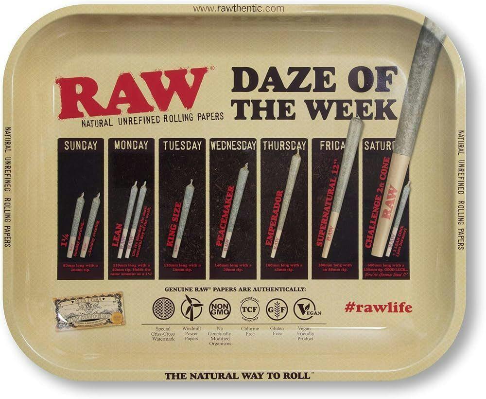 Raw Daze of the Week Rolling Tray