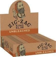Zig Zag King Size Slim Unbleached