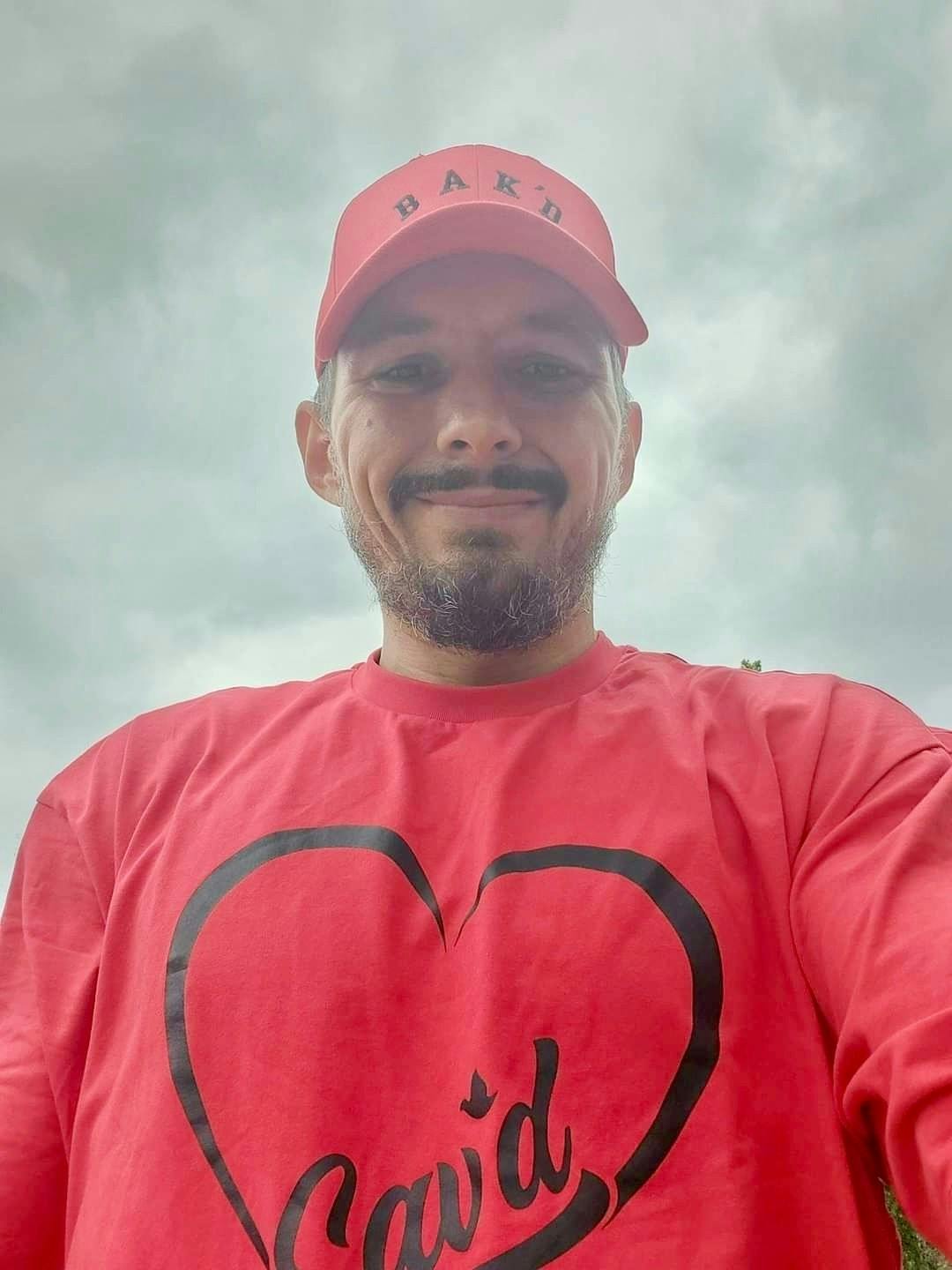 Sav'd Line Heart Tee 3XL | Red