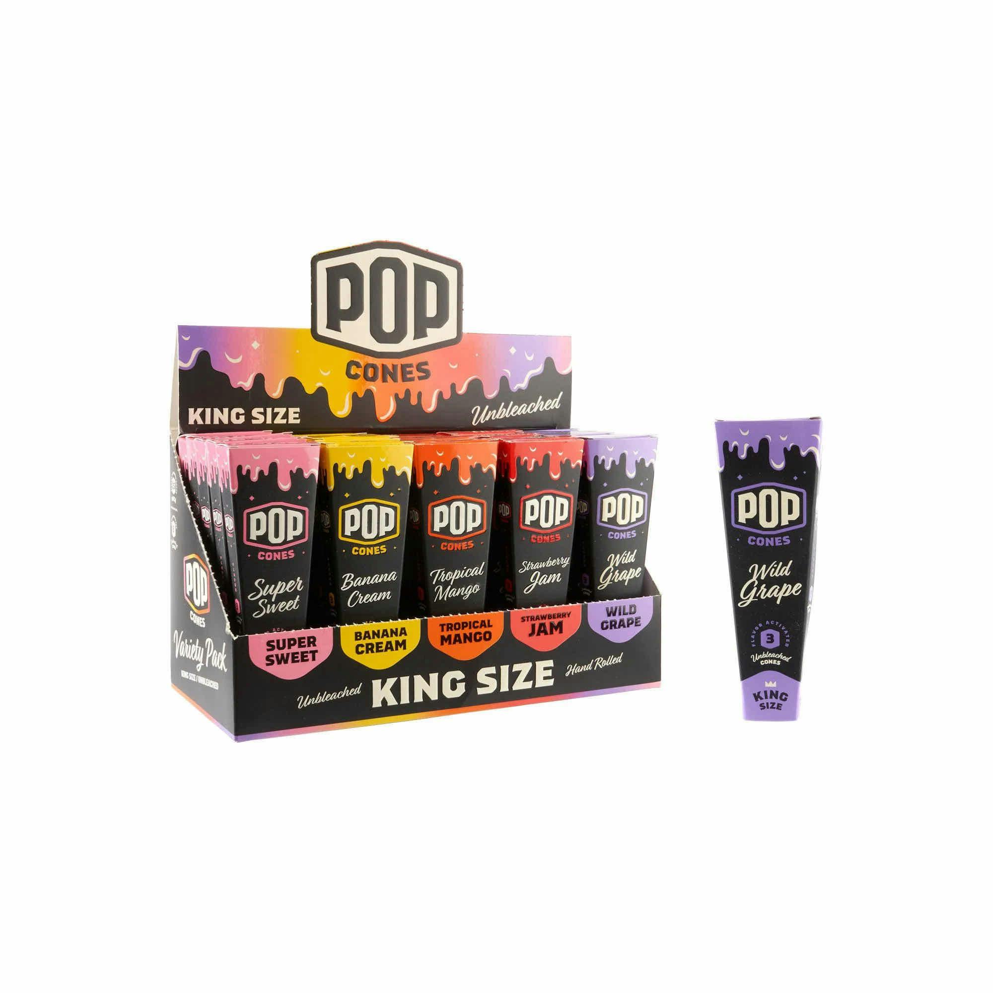 POP Terpene Infused 1 1/4 Cones (Banana Cream)
