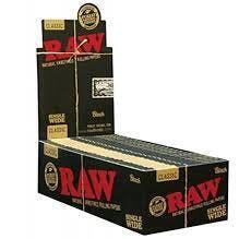 Raw Classic BLACK Single Wide
