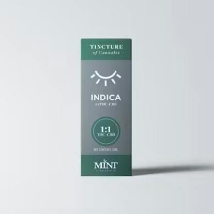 Mint Cannabis Co. - Tincture - Indica 1:1 - 500mg - 30 g