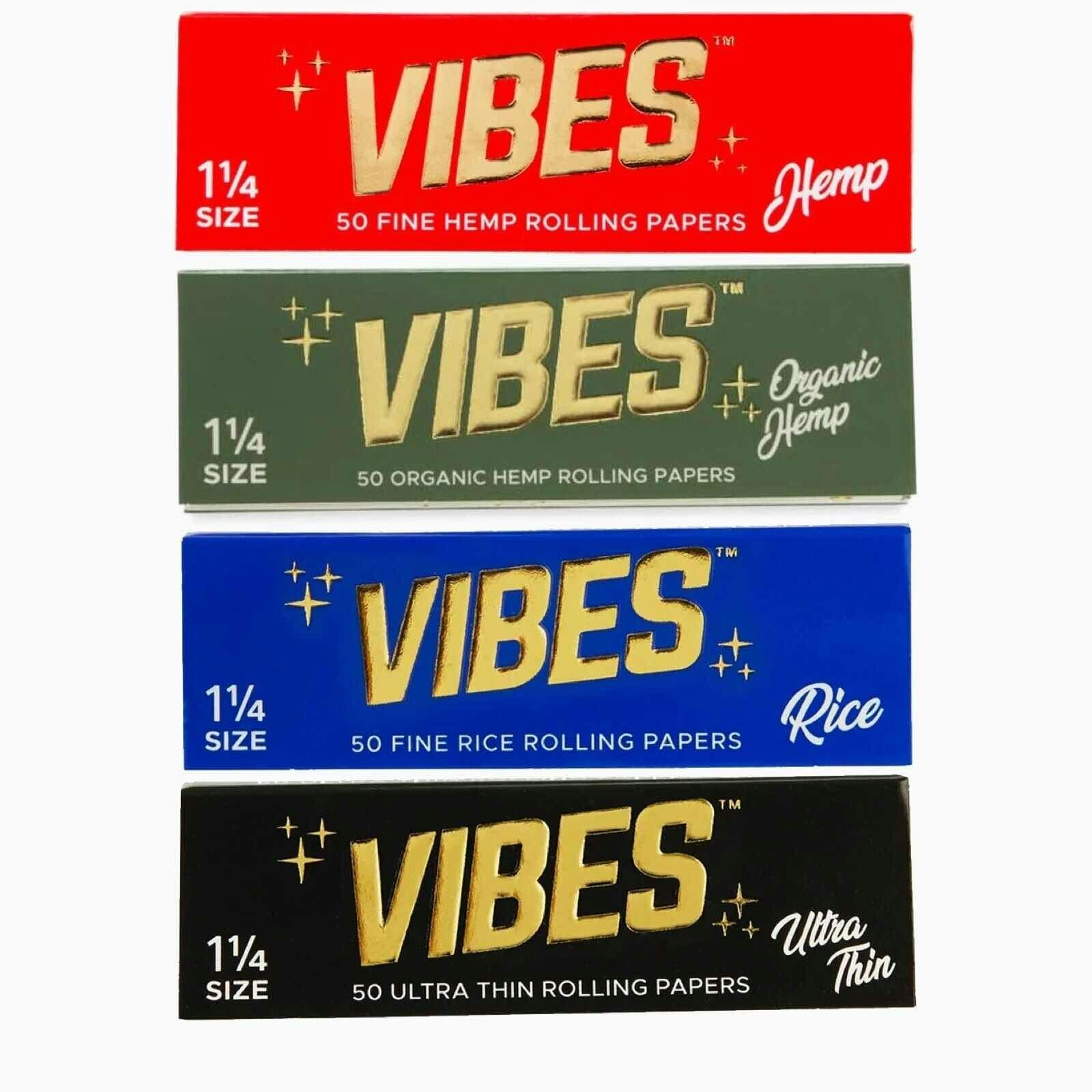 Vibes 1 1/4 Rolling Papers (Rice)