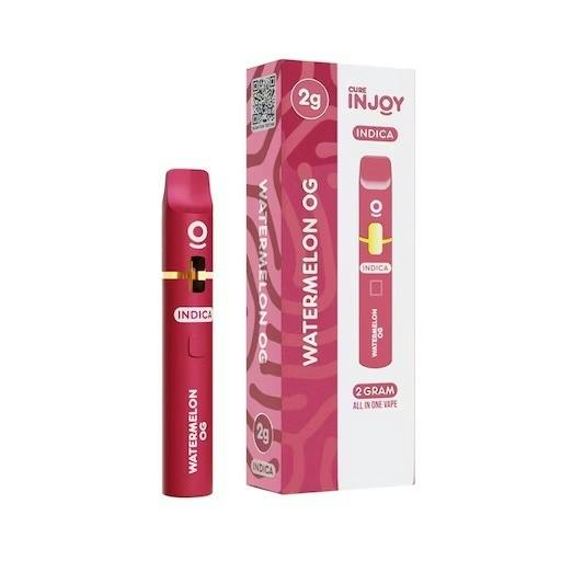 Cure Injoy - Vape Dispo - [Distillate] - Watermelon Og - 2g Indica