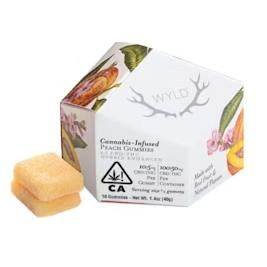 Wyld 300mg 1:1 Peach Gummies
