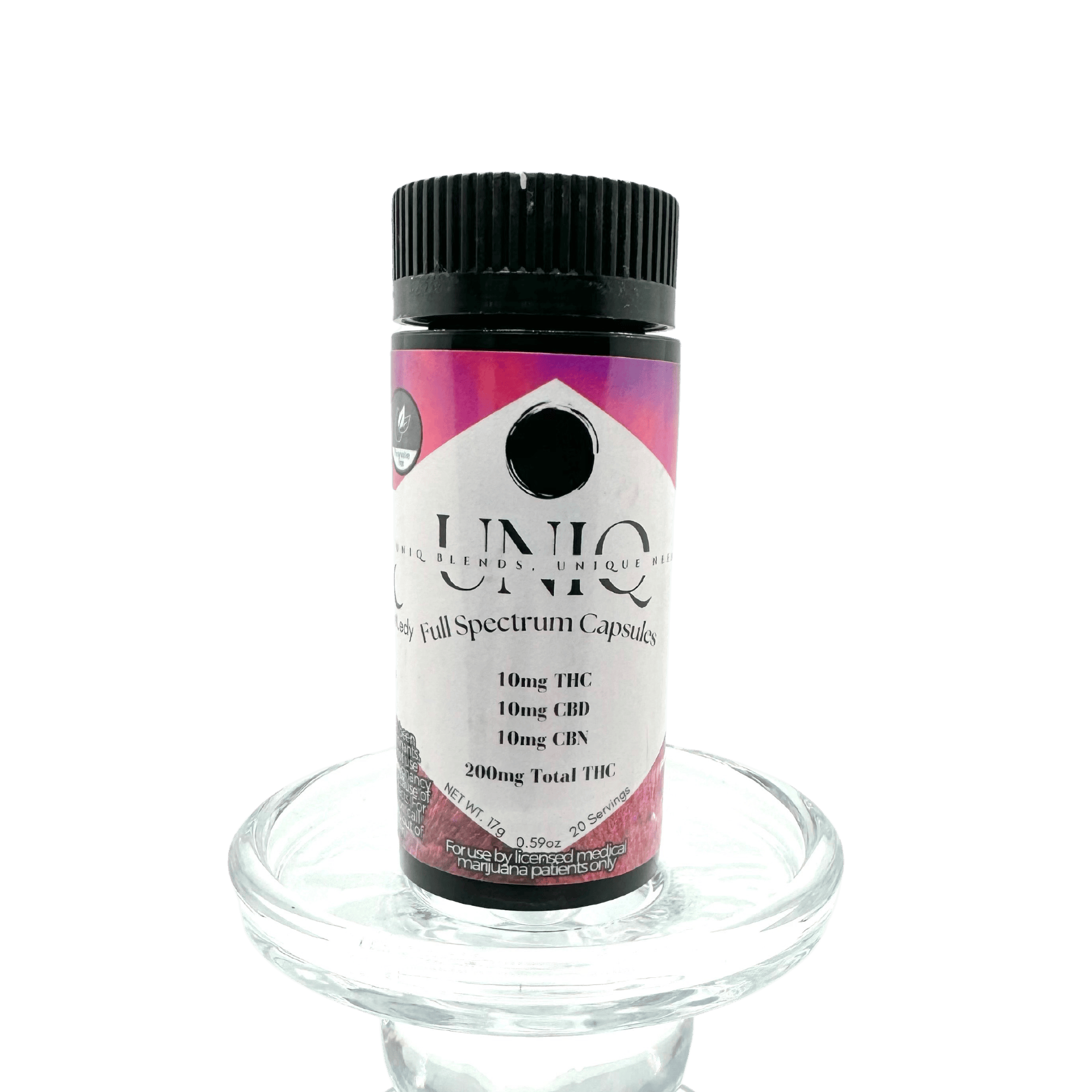 Uniq Full Spectrum Capsules 25MG (Night Time)