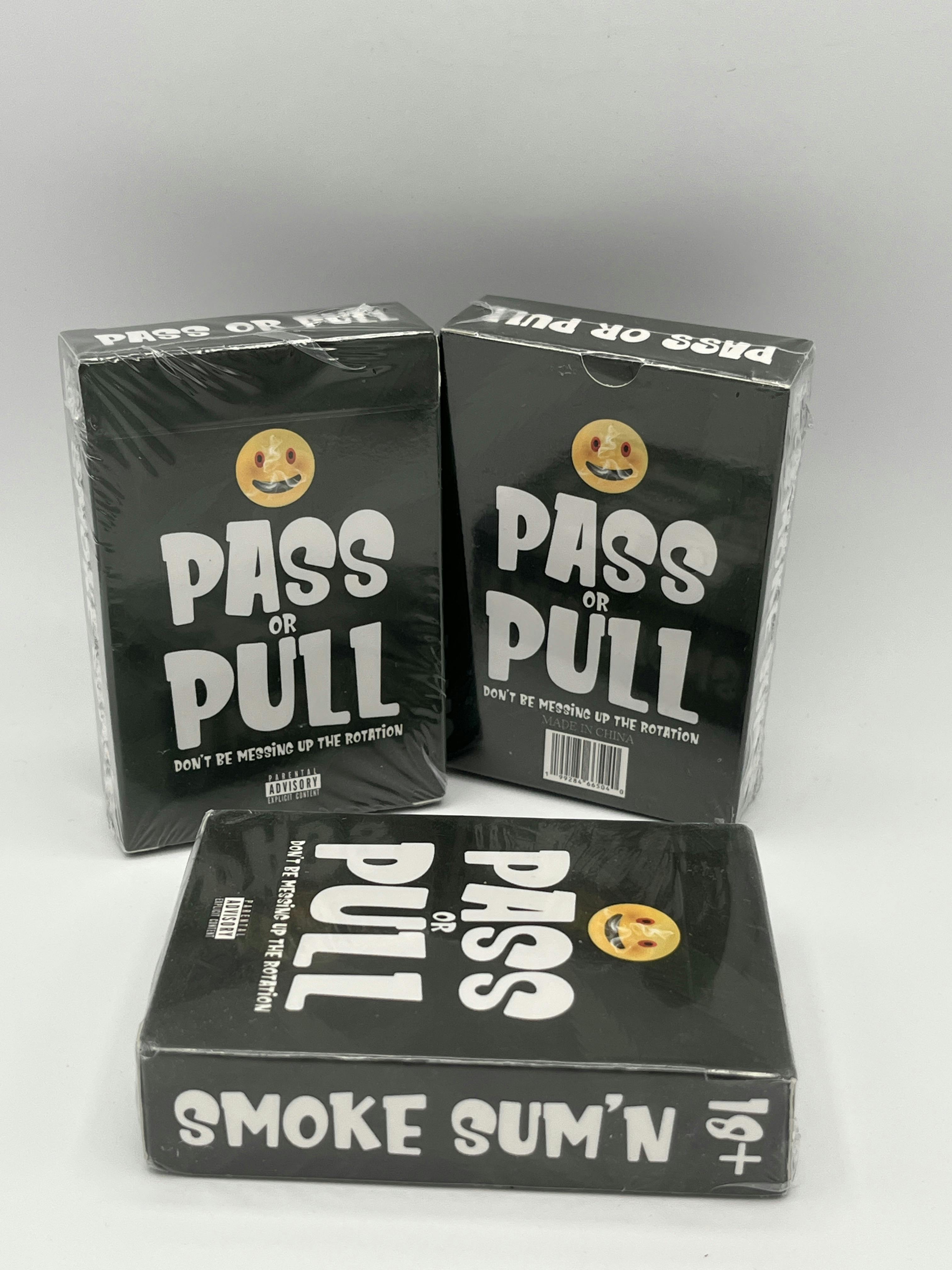 Pass Or Pull Card Game