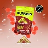 DAYCHANGERS - 40ct Gummies - Tasty Strawberry - HYBRID 1:1 - 10,000mg