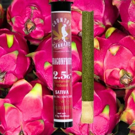 Country Cannabis - Infused Blunt - Dragon Fruit - Sativa - 2.5g