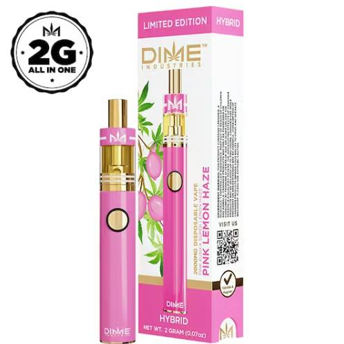 Dime Industries - Pink Lemon Haze 2000MG Limited Edition All in One Device - 2 g