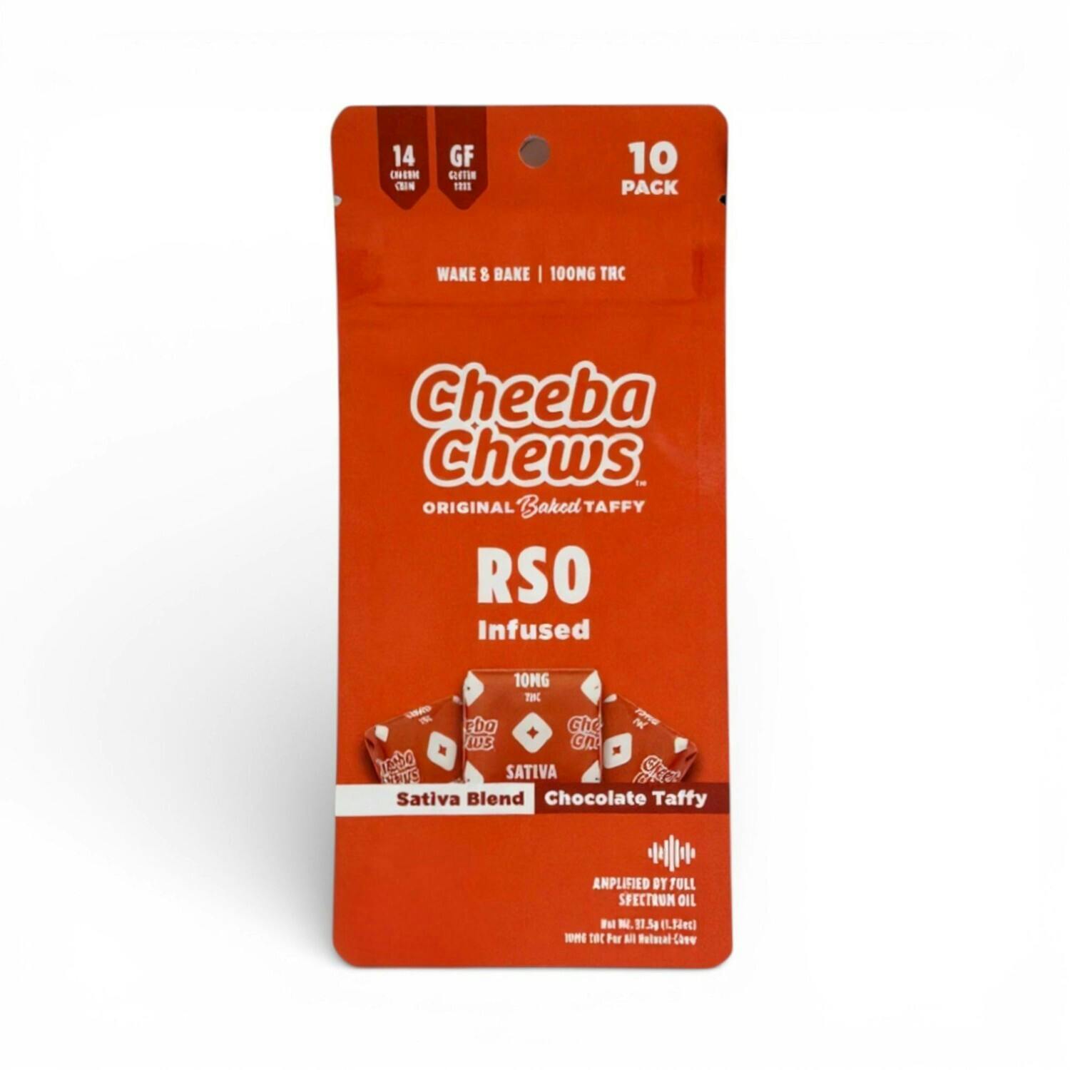 Cheeba Chews - RSO - Chocolate - Sativa - 100mg