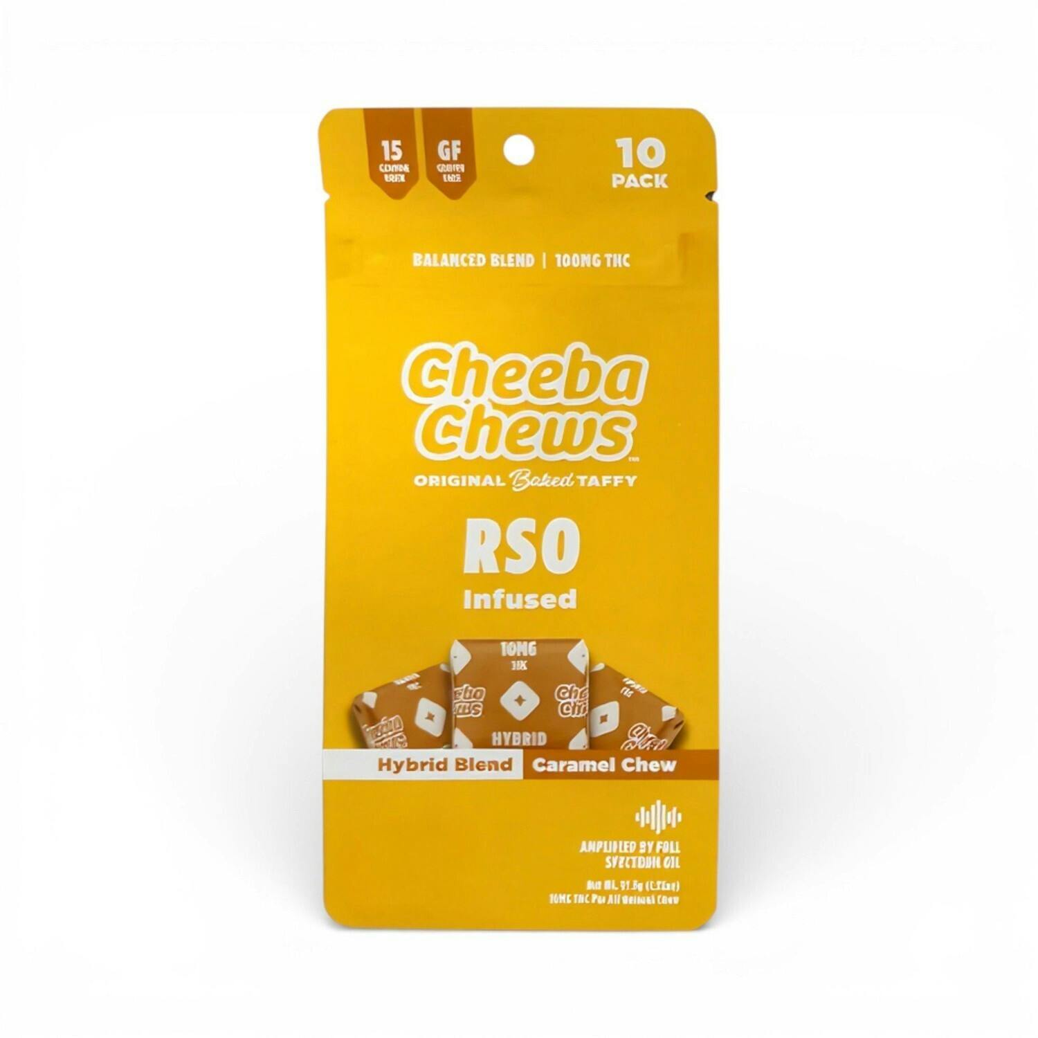 Cheeba Chews - RSO Caramel - Hybrid - 100mg
