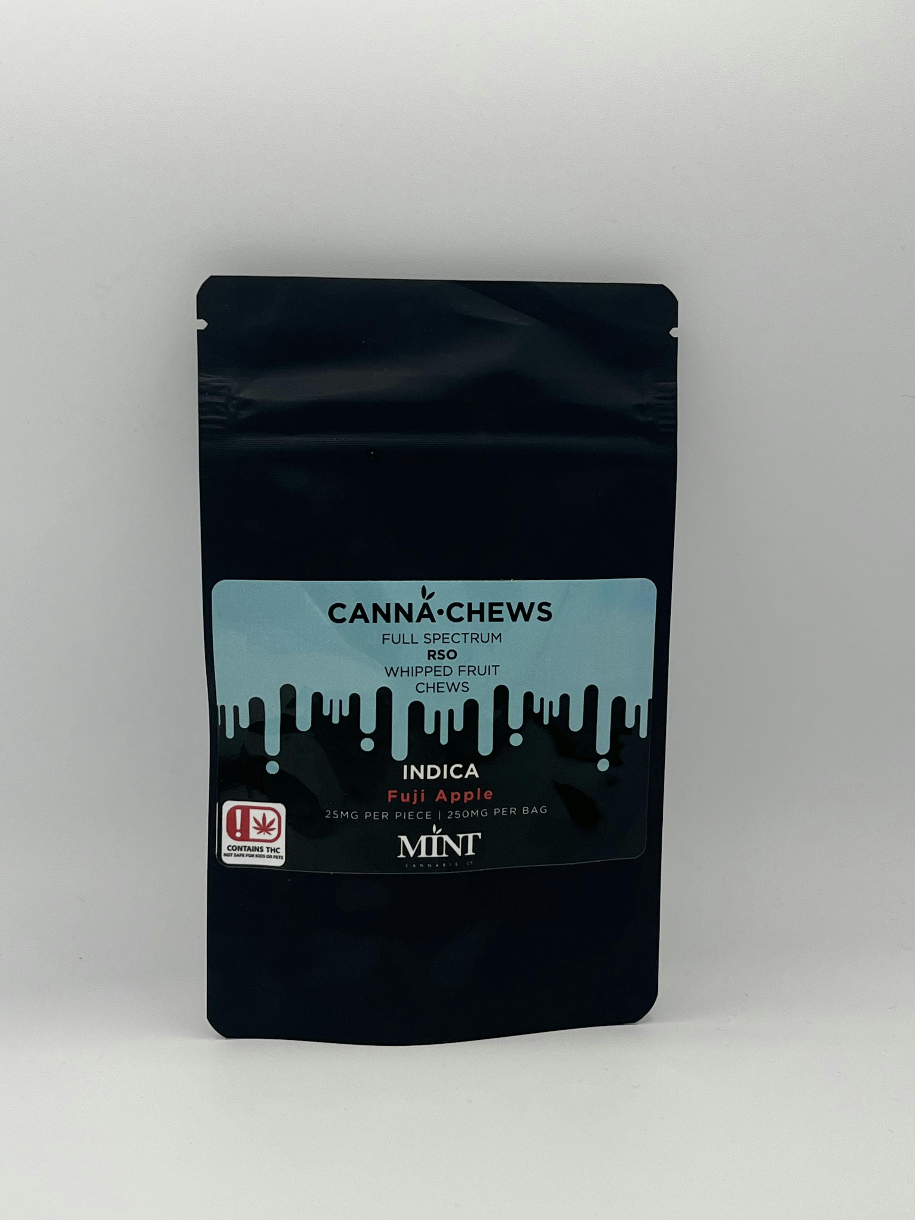 Mint Cannabis Co. - Mint RSO Fruit Chew - 25mg/250mg (Indica) - 30 g - Fuji Apple