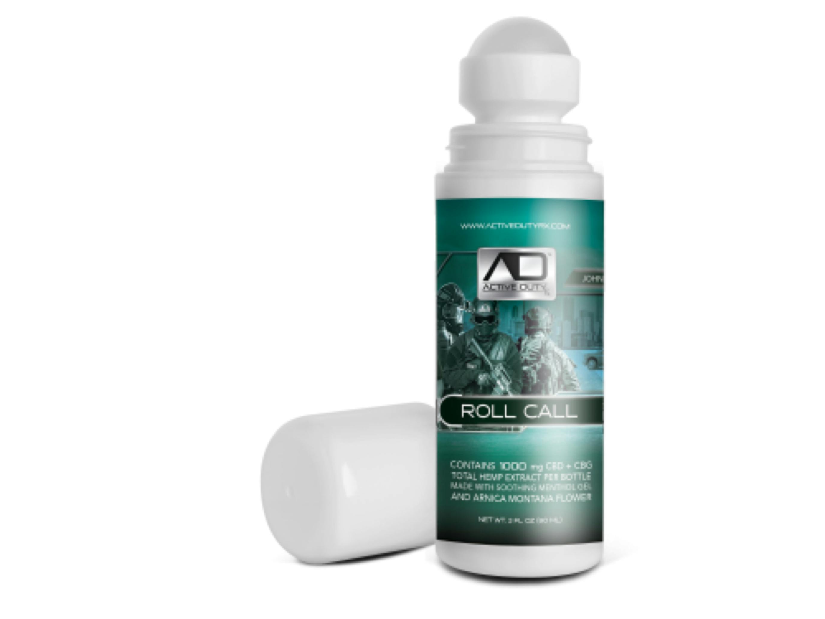 Active Duty RX 1000MG CBD+CBG Roll on